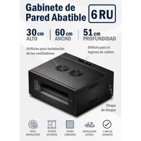 GABINETE NACIONAL 6RU  MEDIDAS 30 X60X51 CM