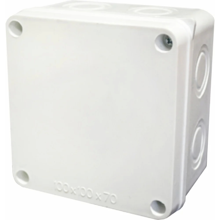 CAJA DE PASO PVC 10x10x7 CM