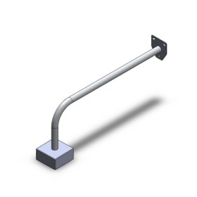 SOPORTE METALICO  55CM  CON CAJA PASE