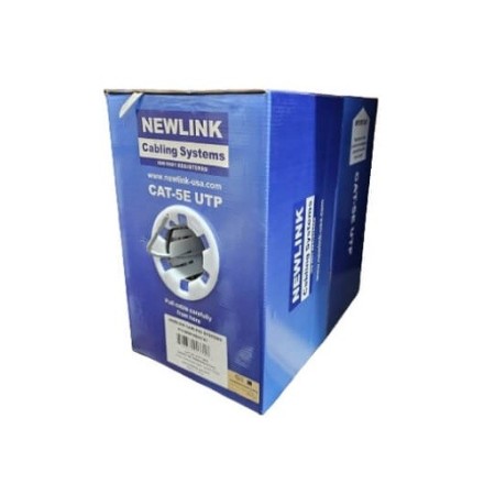 CABLE UTP CAT5E INTERIOR CM 4 PARES 24AWG GRIS – 305M UL NEW-9805741