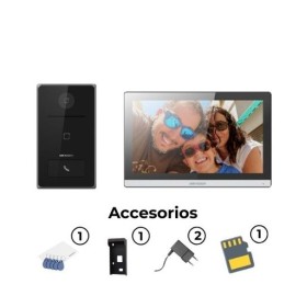 KIT V/PORTERO CON MONITOR 7" CON MICRO-SD HK-DS-KIS608-P
