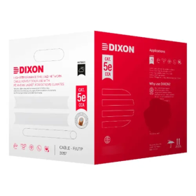 CABLE DE RED DIXON CAT5 3057 CCA 305MTS EXT