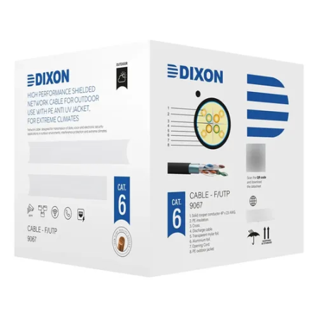 CABLE DE RED DIXON CAT6 9067 305MTS EXT