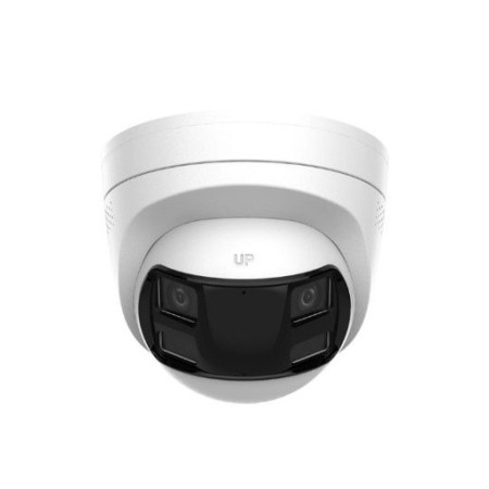 DOMO TURRET IP DOBLE LENTE 180° 6MP 2.8MM SMART HYBRID LIGHT IR30M DS2CD1367G2HP-LIUF/SRB