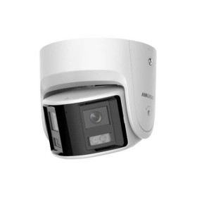 CAMARA IP COLORVU DOMO PANORAMICA 4MP CON STROBE Y ALARMA AUDIBLE SKU: HK-DS2CD2347G2P-LSU/SL
